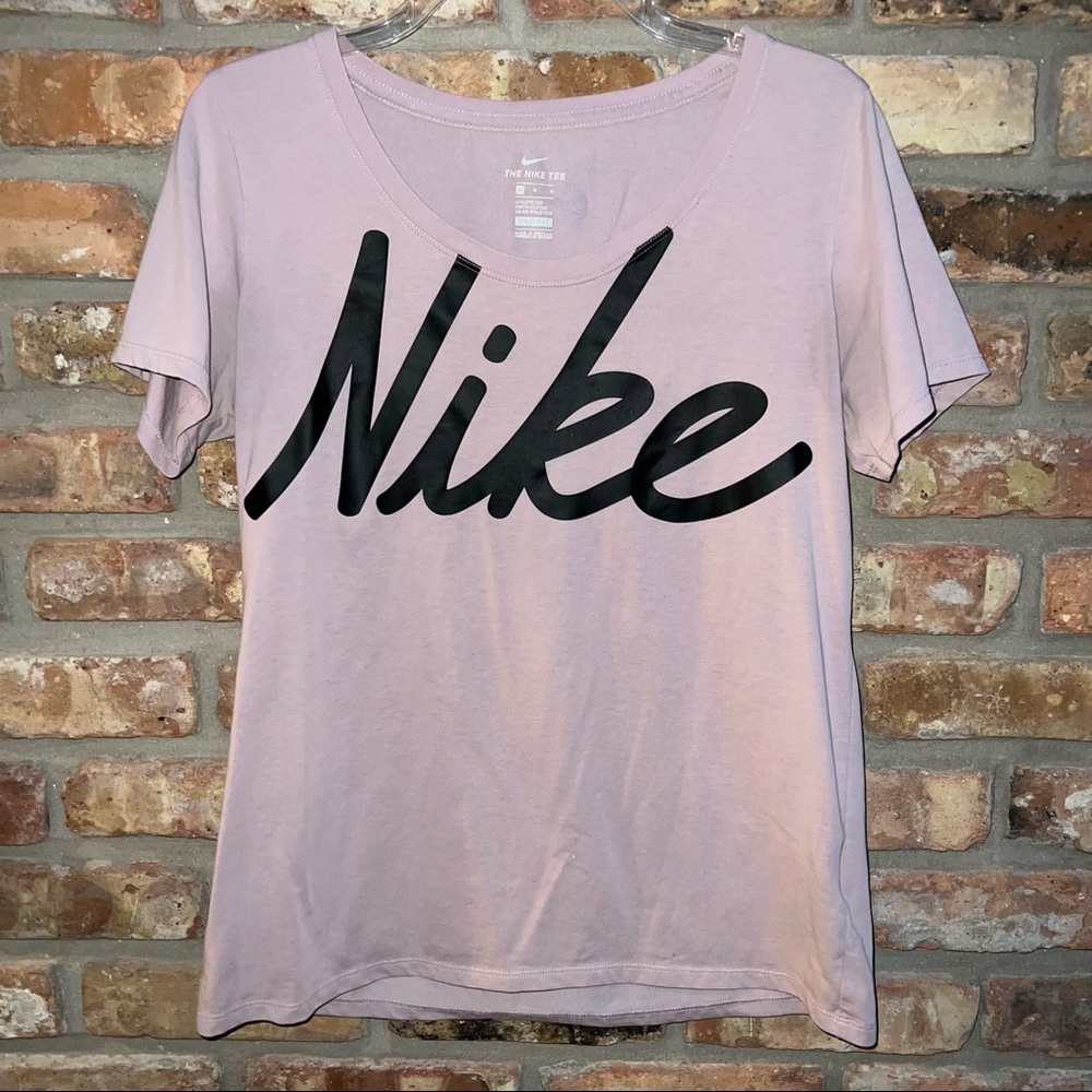 Women’s Nike pastel pink dri-fit athletic shirt